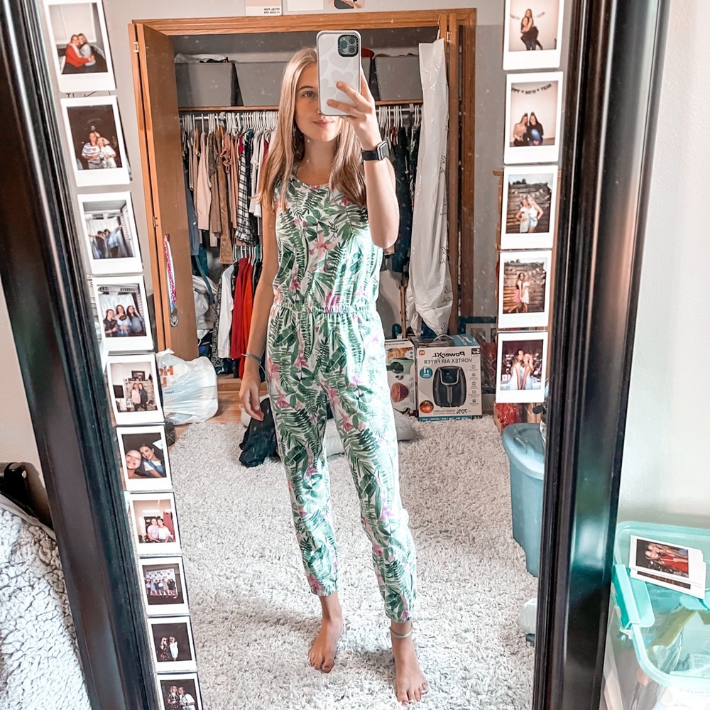 Palm tree jumpsuit